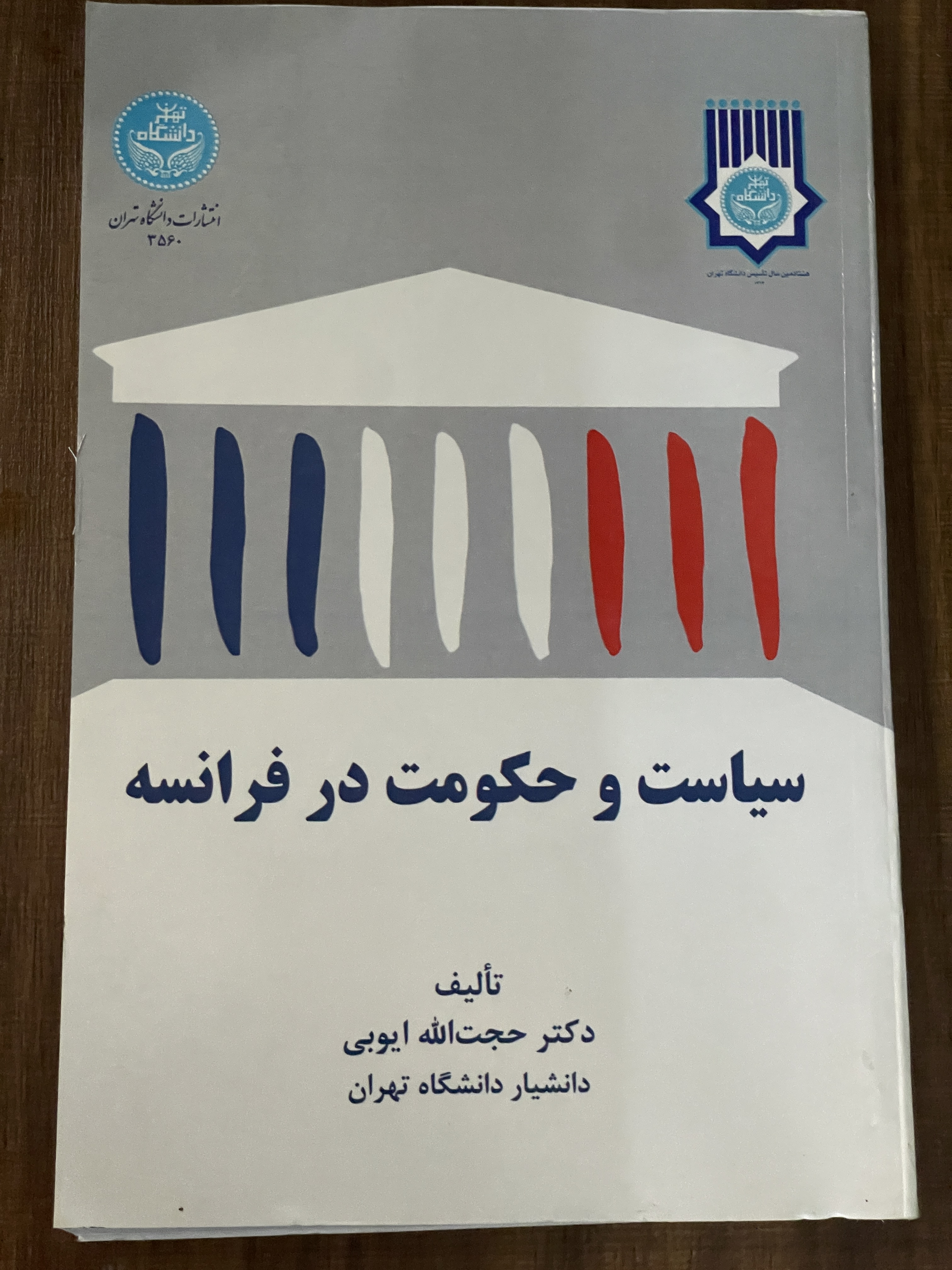 کتاب سیاست و حکومت در فرانسه - دکتر حجت اله ایوبی - دست دوم