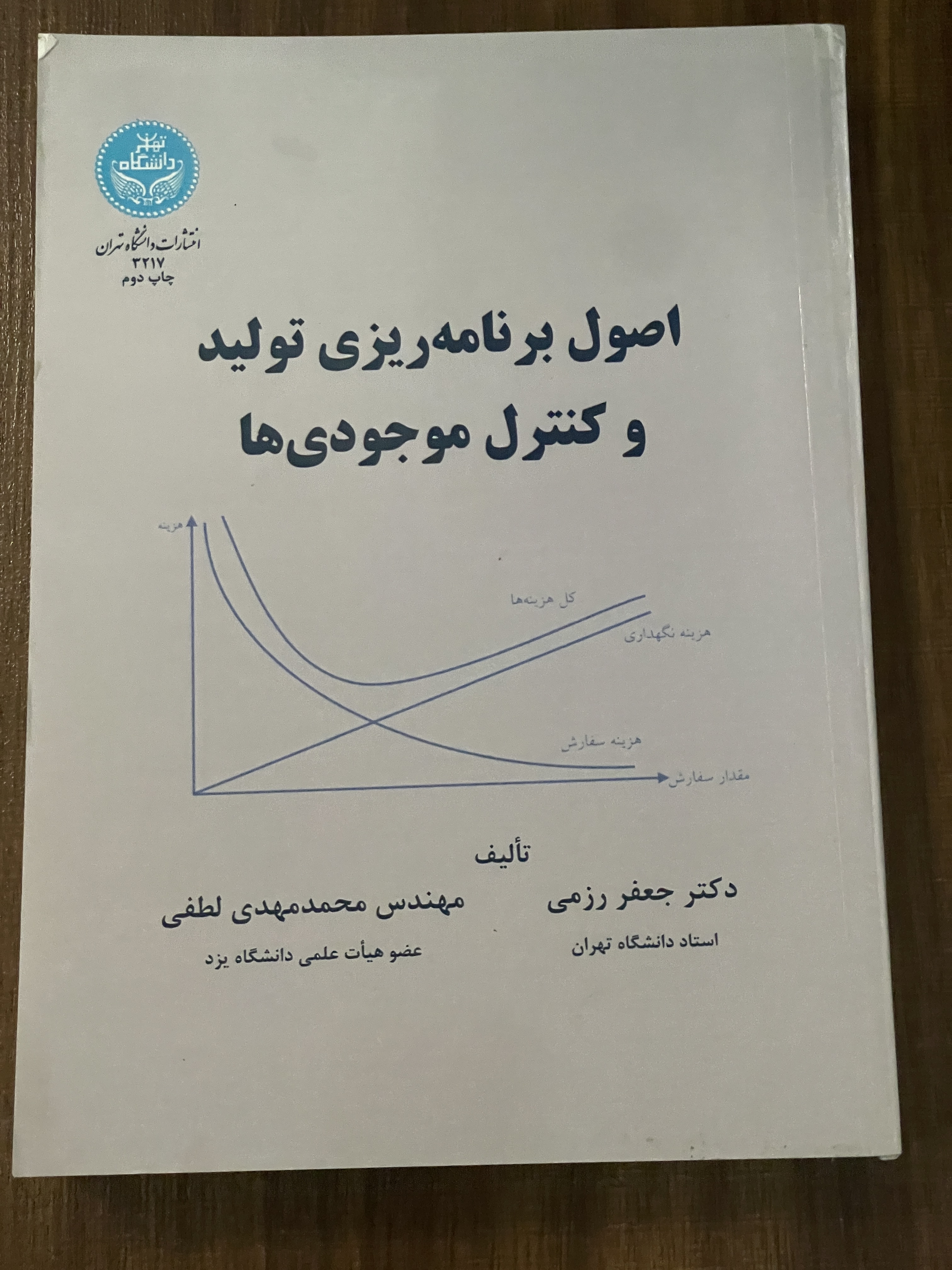کتاب اصول برنامه ریزی تولید و کنترل موجودی های  - دست دوم