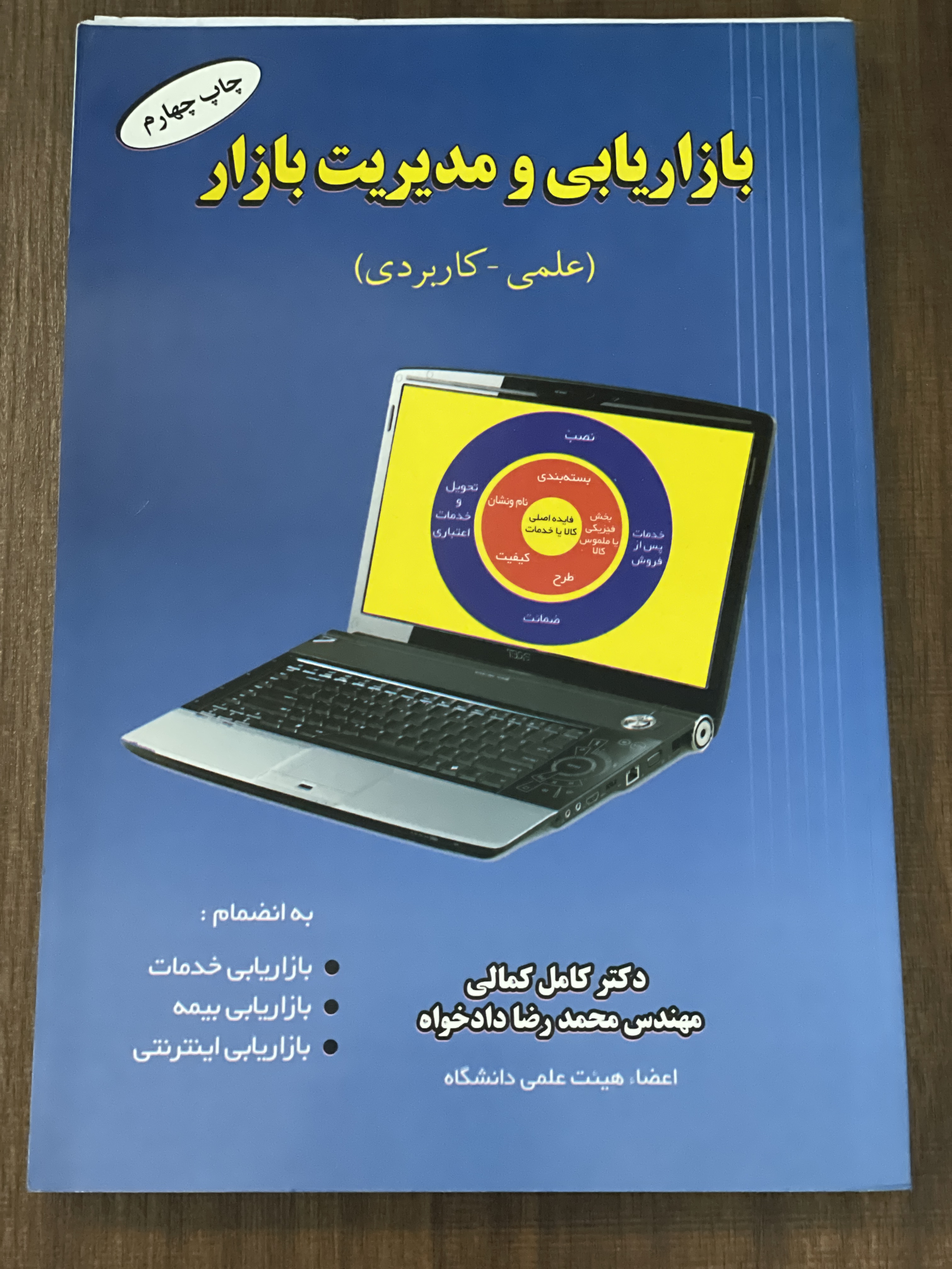 کتاب بازاریابی و مدیریت بازار - علمی کاربردی  - مهندس محمد رضا دادخواه - دست دوم