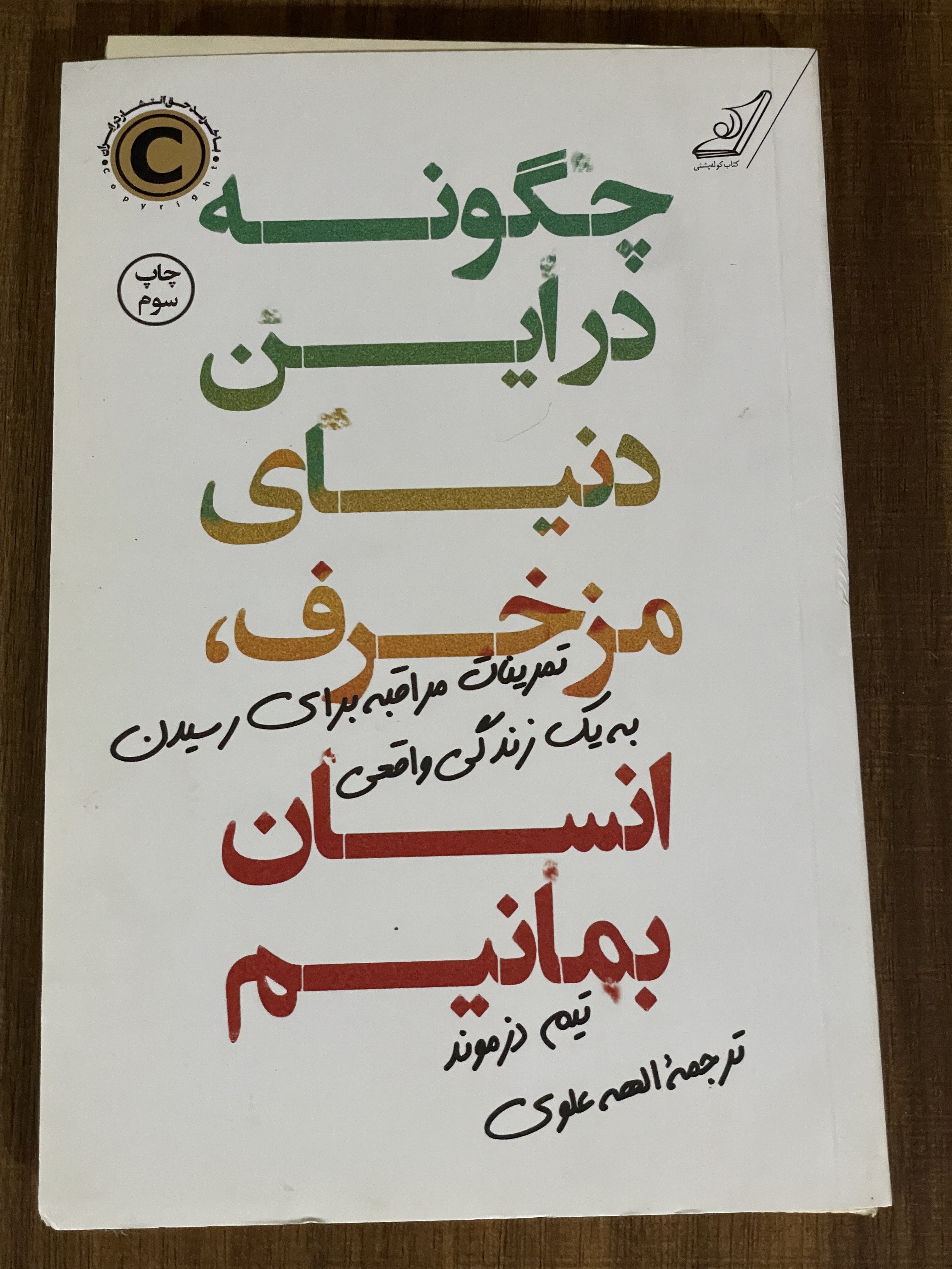 کتاب چگونه در این دنیای مزخرف انسان بمانیم - دست دوم