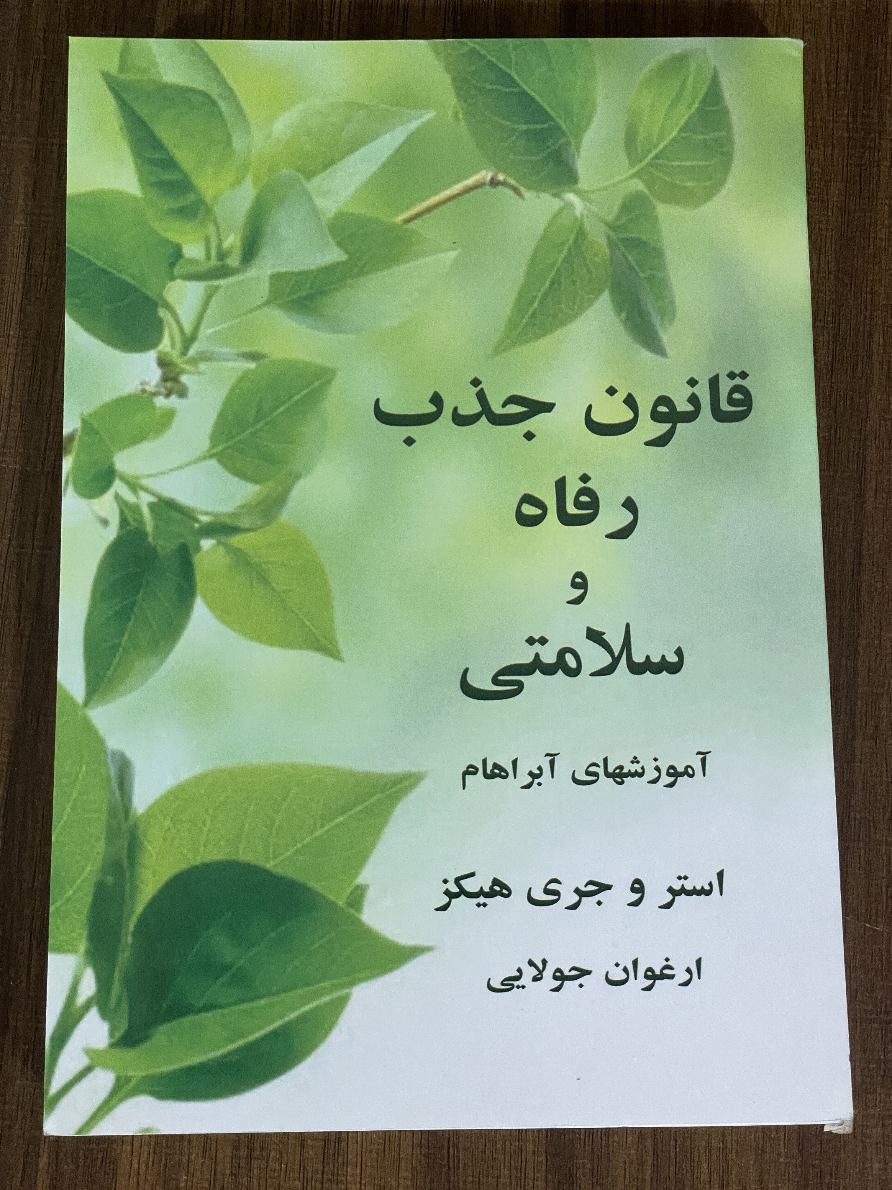 کتاب قانون جذب رفاه و سلامتی - دست