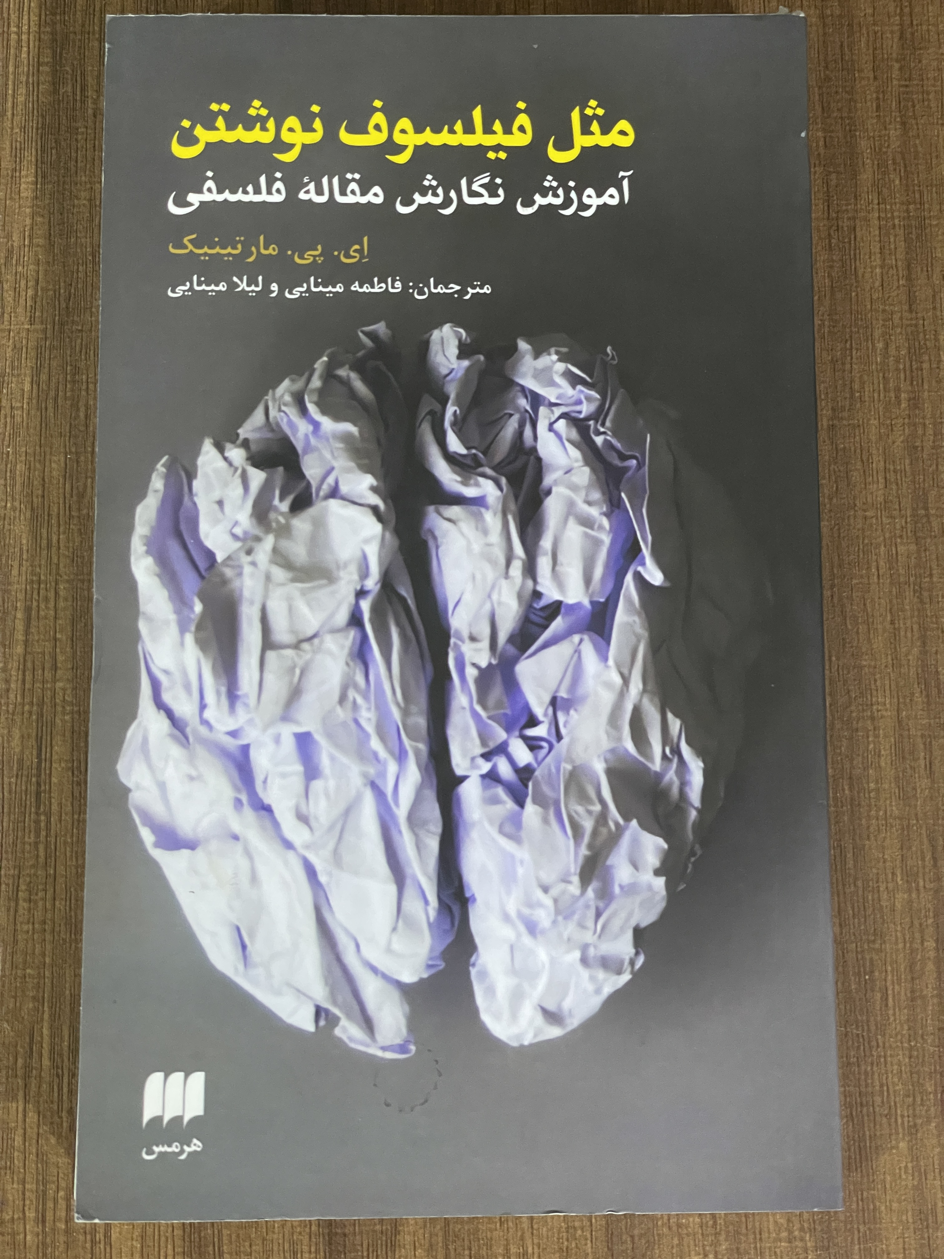کتاب مثل فیلسوف نوشتن آموزش نگارش مقاله فلسفی- دست دوم