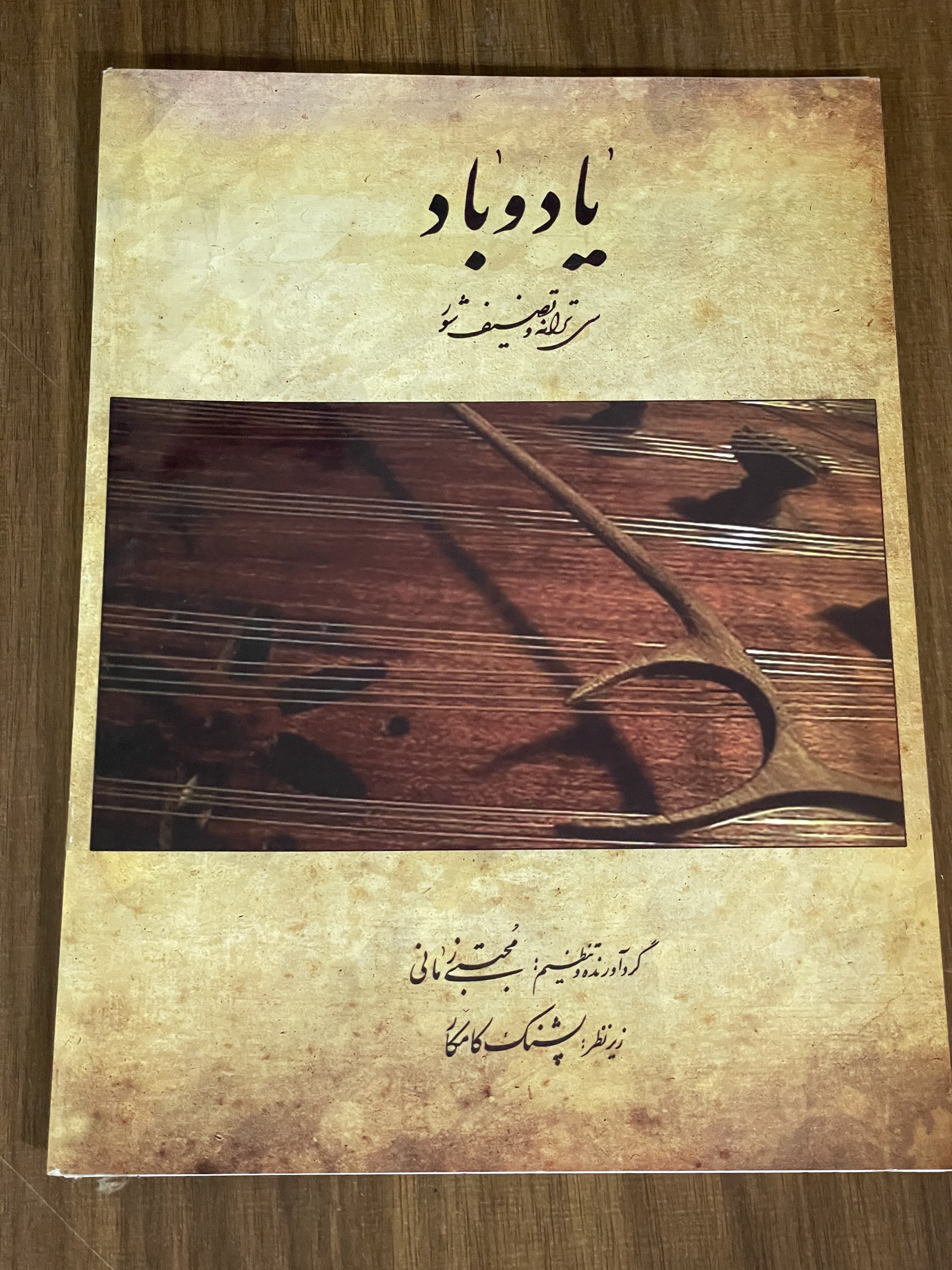 کتاب یاد و باد سی قطعه ترانه تصنیف در شور - دست دوم