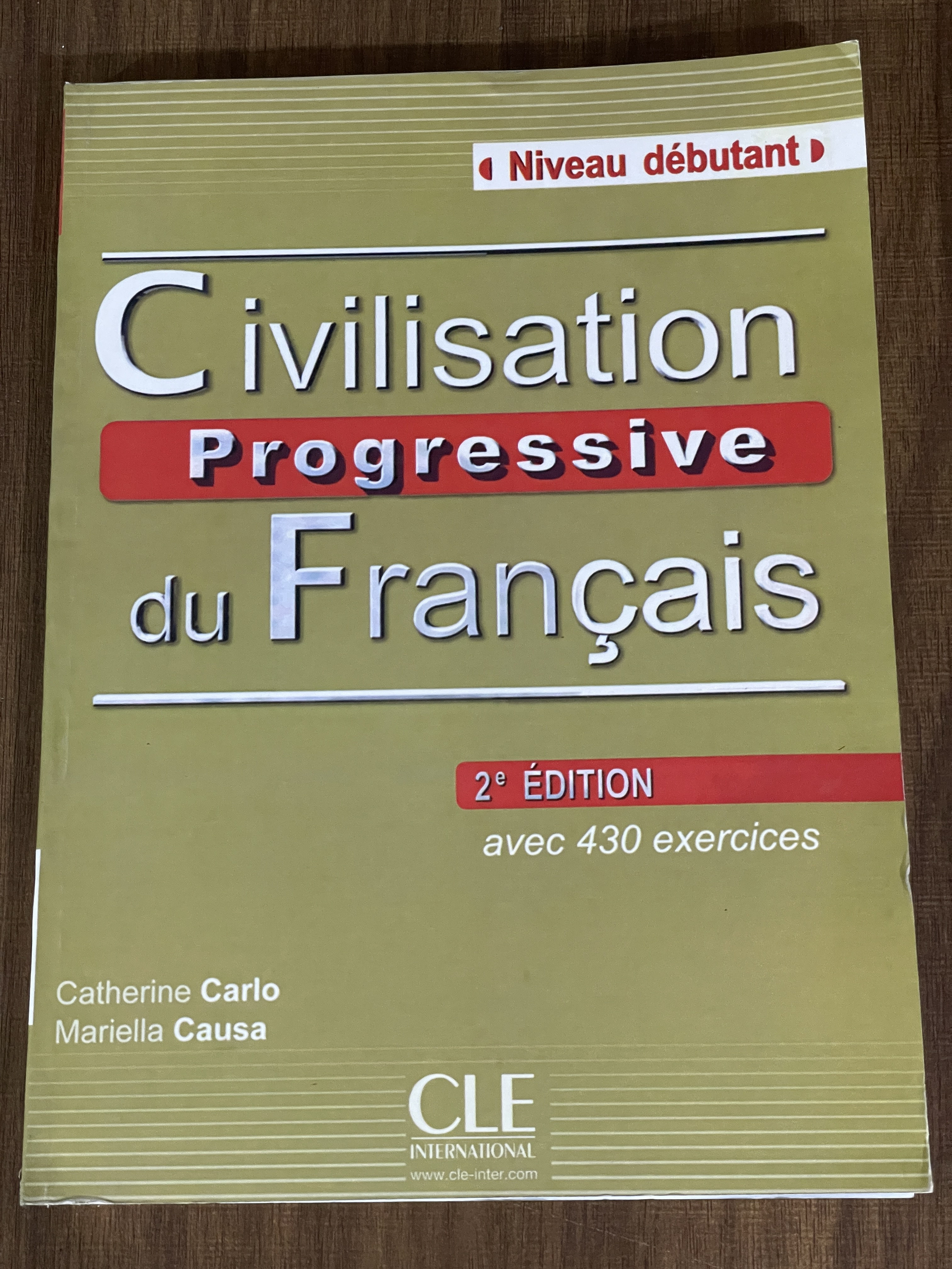 کتاب Civilisation Progressive Du Francais - دست دوم