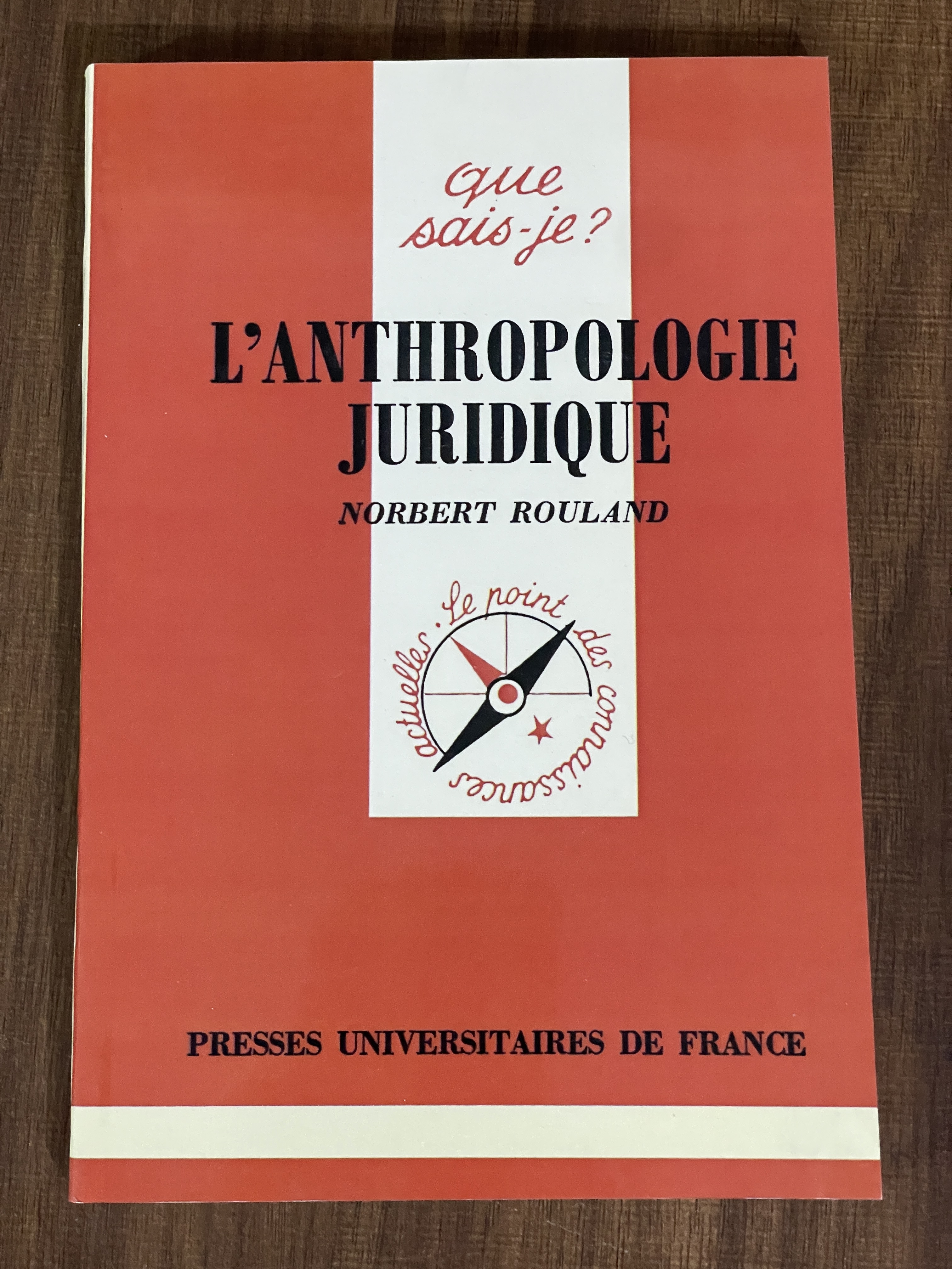 کتاب Lantheropologie juridique دست دوم