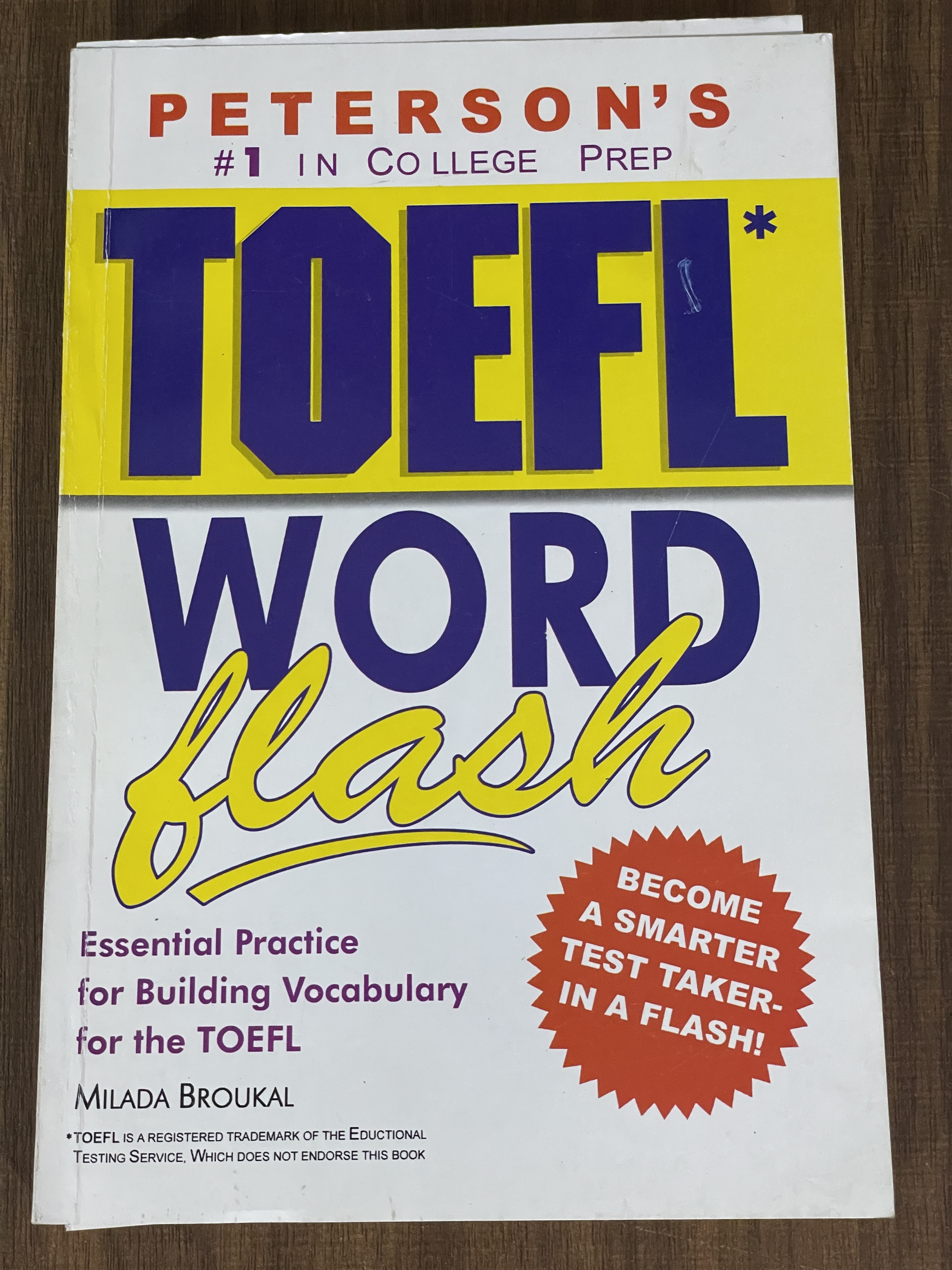 کتاب PETERSONS TOFEL WORD - دست دوم تمیز