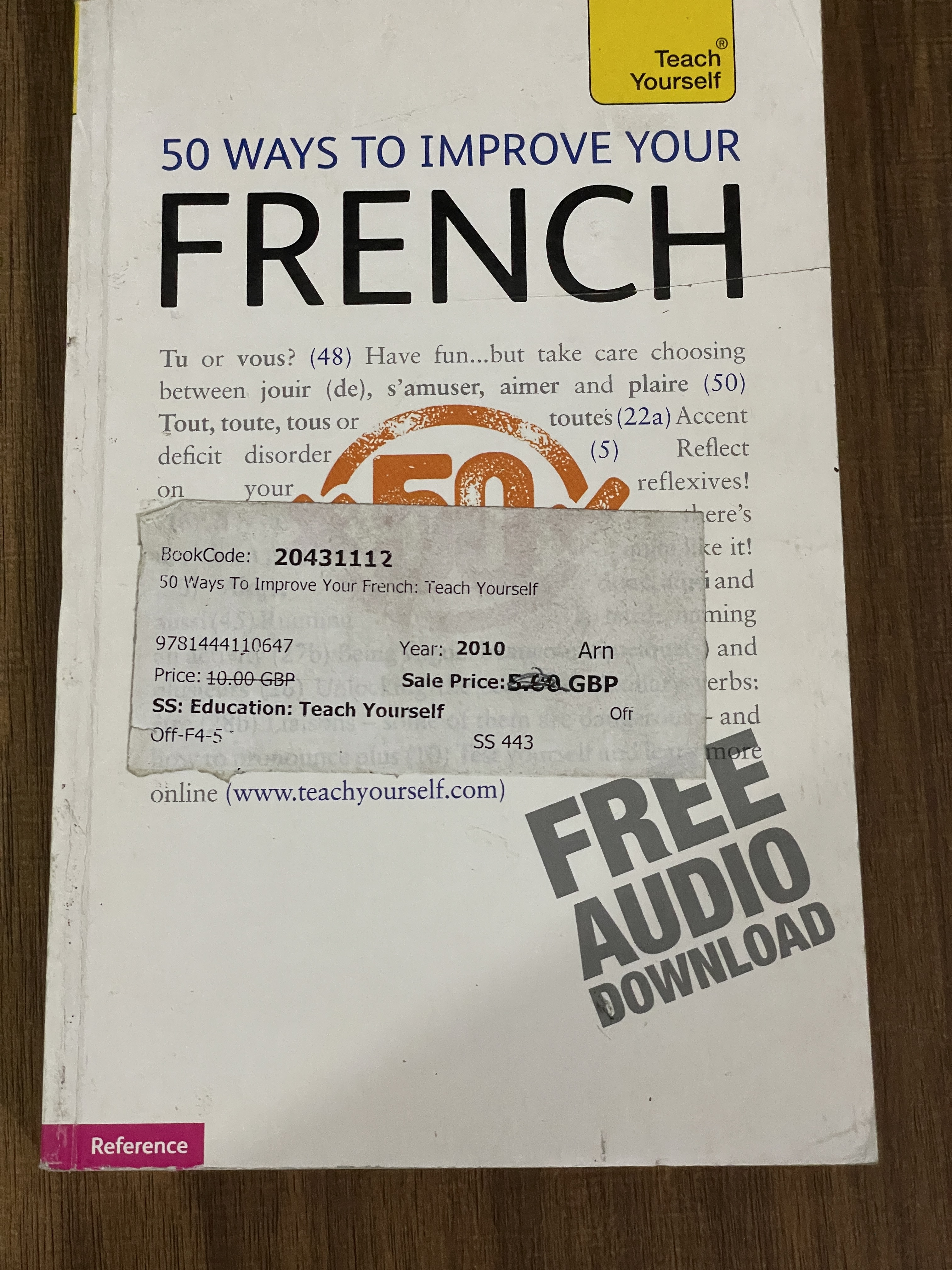 کتاب 50 Ways To Improve Your French - دست دوم