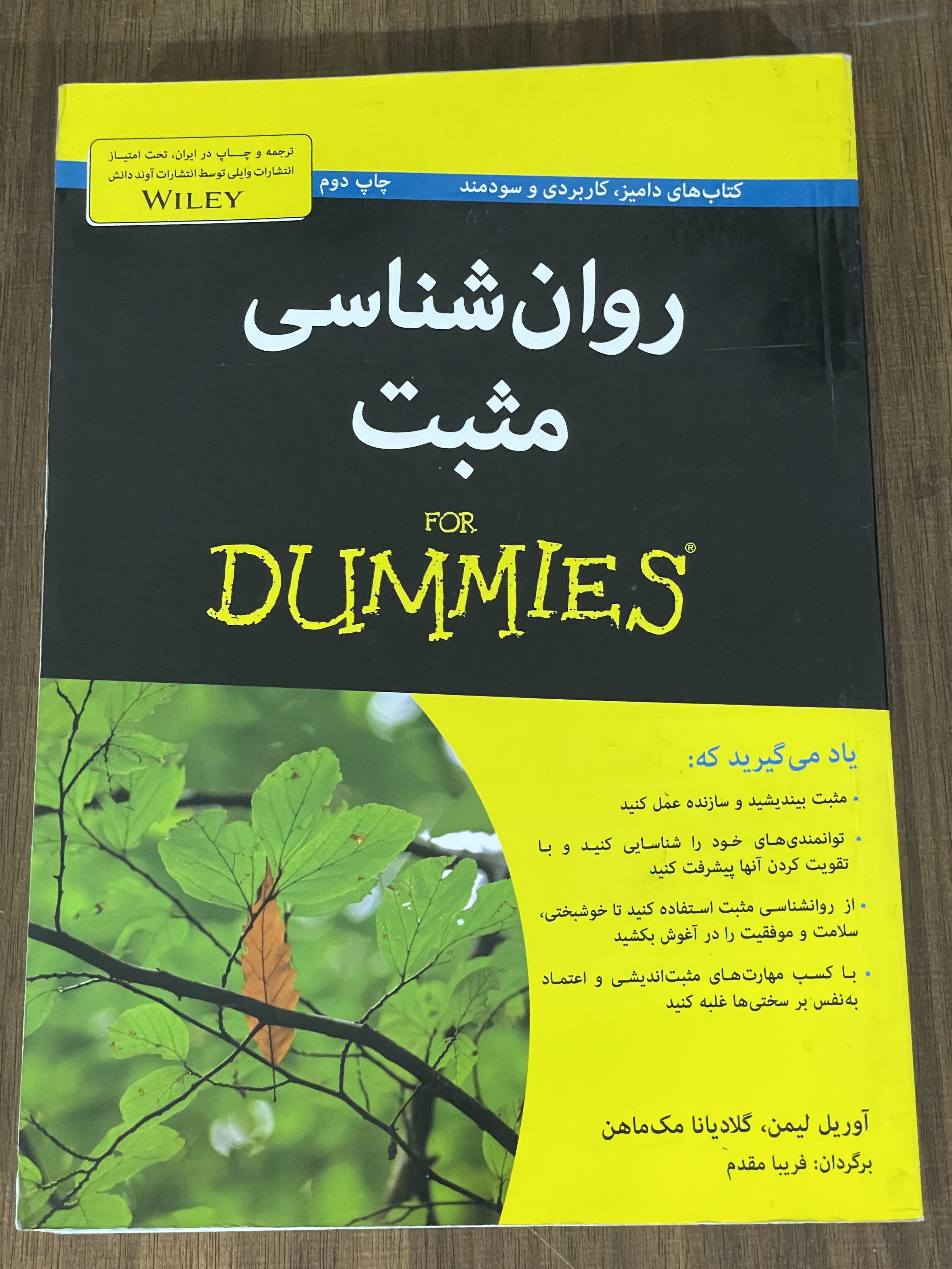 کتاب روان شناسی مثبت FOR DUMMIES - دست دوم