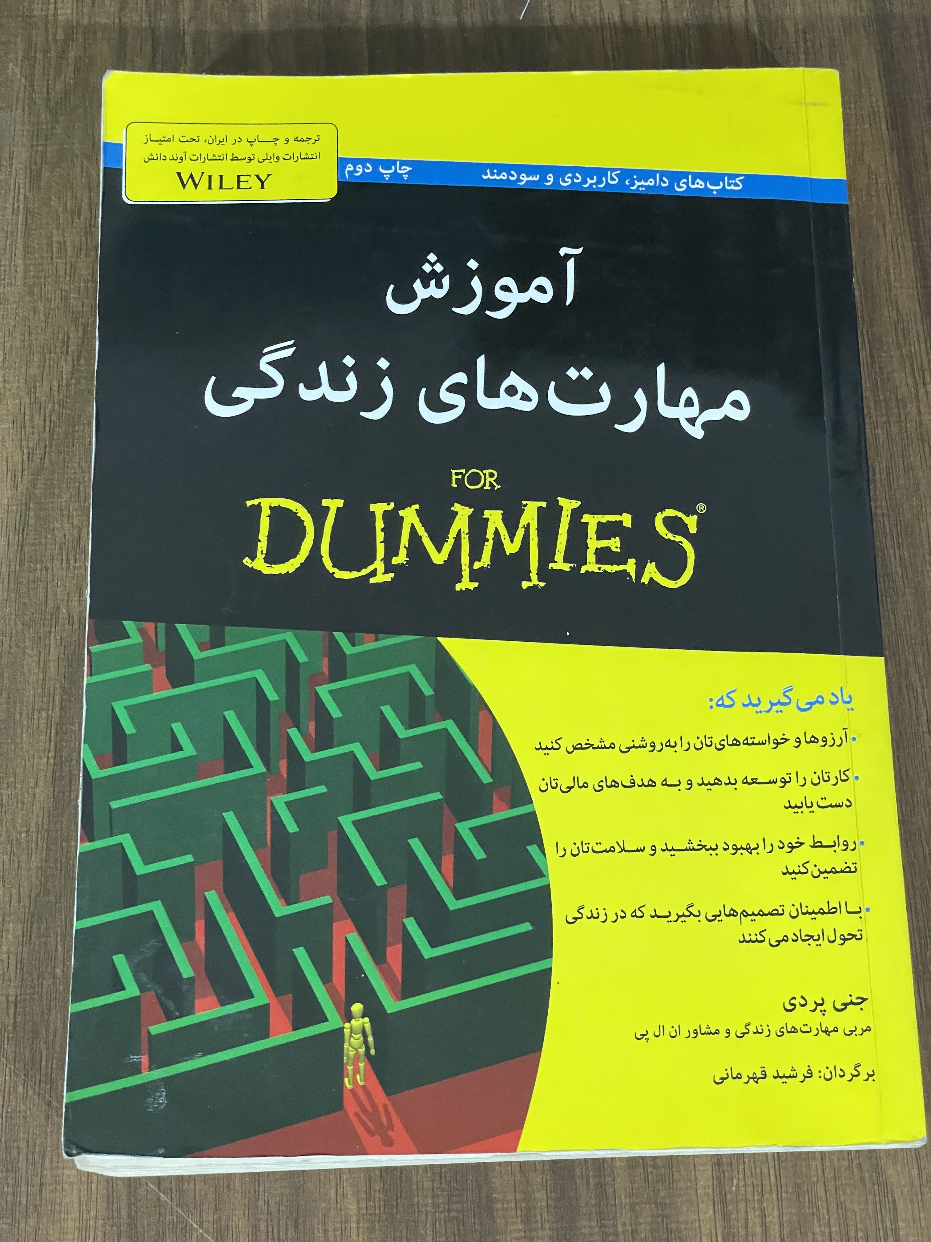 کتاب آموزش مهارت های زندگی FOR DUMMIES -دست دوم