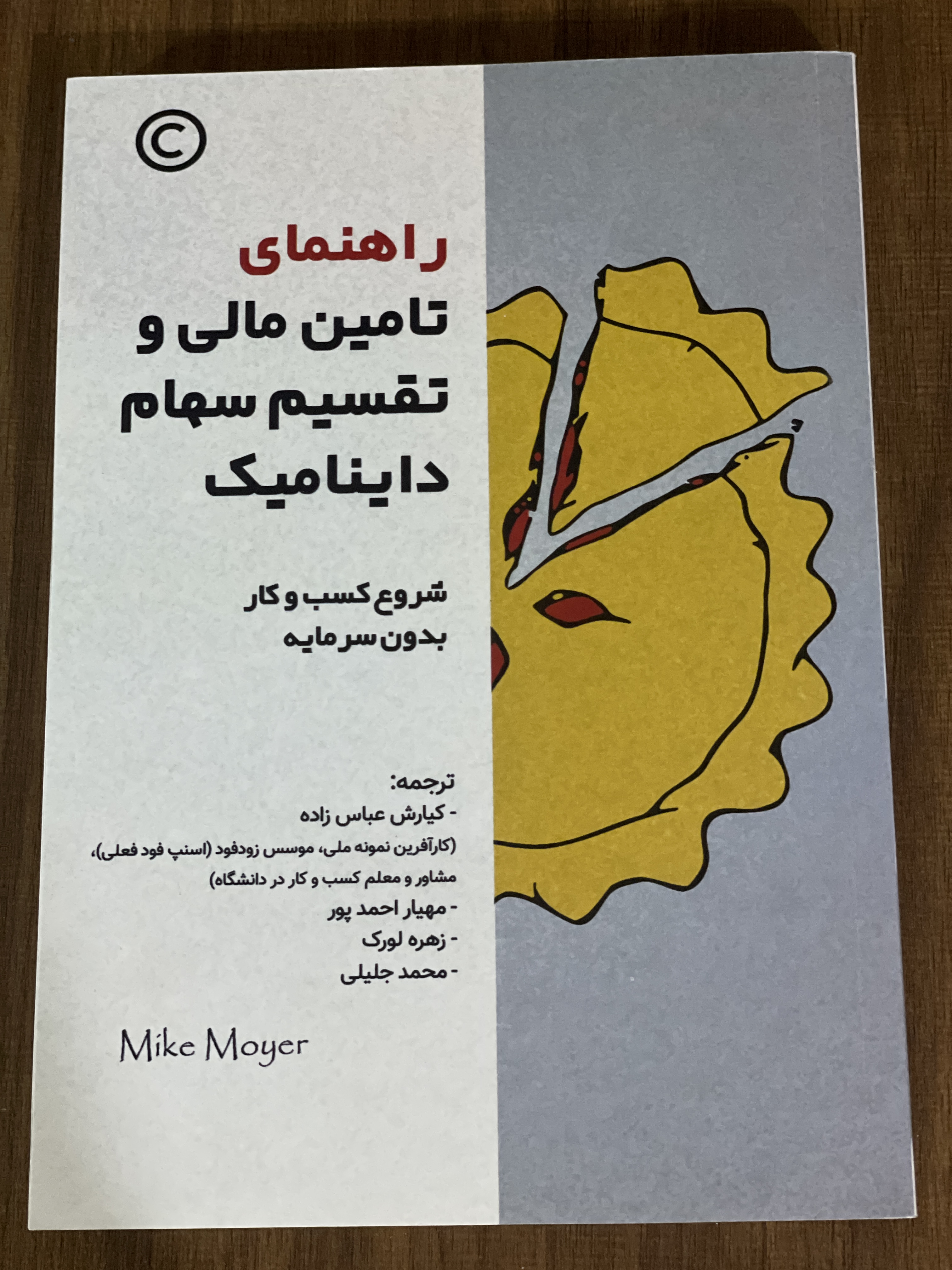کتاب راهنمای تامین مالی و تقسیم سهام داینامیک شروع کسب و کار بدون سرمایه - نو